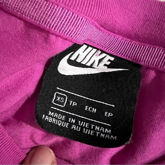 NIKE pink long short sleeve shirt dress Size XS - Picture 6 of 13